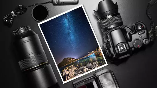 materiel photo appareil flash tirage